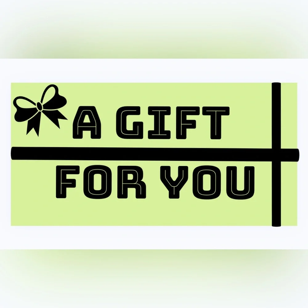 30 STICKERS - 2” x 1” - A GIFT‎ FOR YOU - BRIGHT LIGHT GREEN